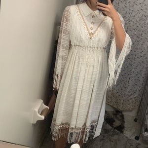 white lace Lolita dress